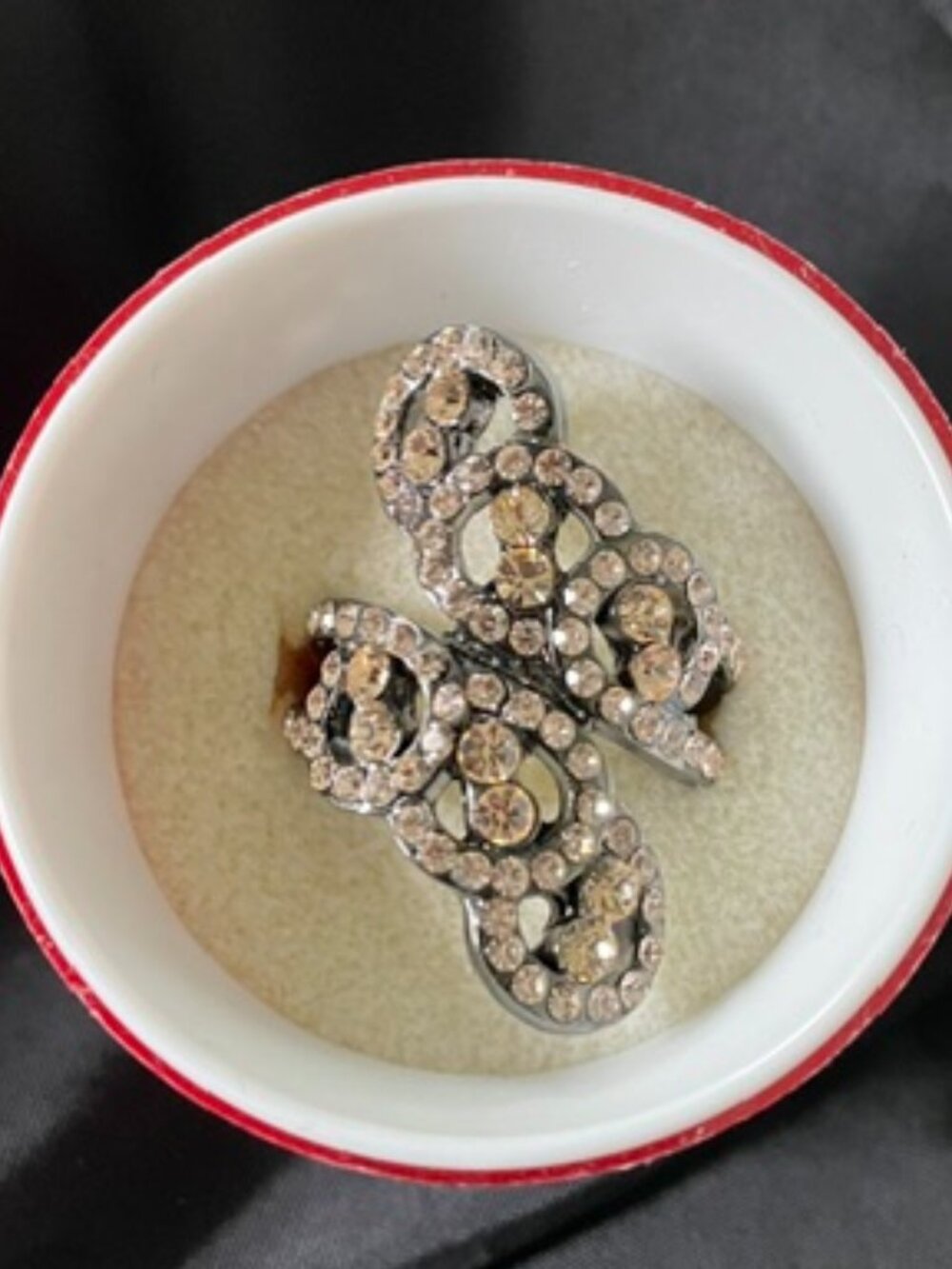 Exquisite Fashion Rose Blush Rhinestone Ring - Picture 13 of 13